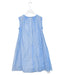 A Blue Sleeveless Dresses from Malvi & Co. in size 10Y for girl. (Back View)