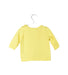 A Yellow Crewneck Sweatshirts from Seed in size 0-3M for girl. (Back View)
