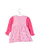 A Pink Long Sleeve Dresses from Under the Nile in size 3-6M for girl. (Back View)