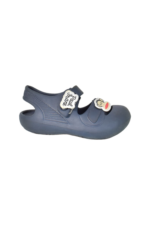A Navy Sandals from Paul Frank in size Newborn for neutral. (Front View)