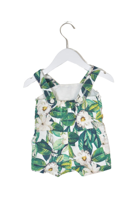 A White Sleeveless Rompers from Gingersnaps in size 6-12M for girl. (Back View)