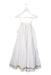 A White Sleeveless Dresses from Seed in size 9Y for girl. (Back View)