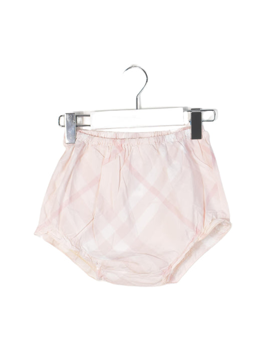 A Pink Bloomers from Burberry in size 6-12M for girl. (Front View)