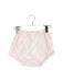 A Pink Bloomers from Burberry in size 6-12M for girl. (Front View)