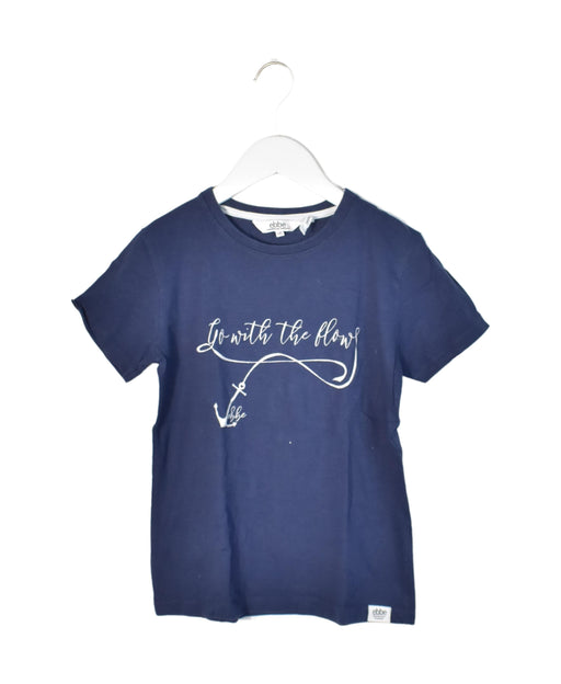 A Navy Short Sleeve T Shirts from Ebbe in size 9Y for girl. (Front View)