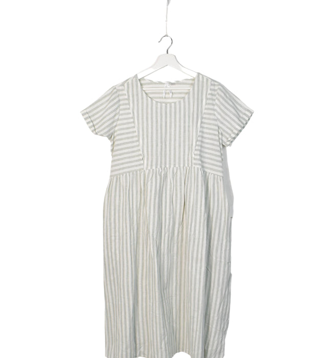 A White Short Sleeve Dresses from Seraphine in size M for maternity. (Front View)