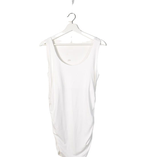 A White Sleeveless Tops from Isabella Oliver in size M for maternity. (Front View)