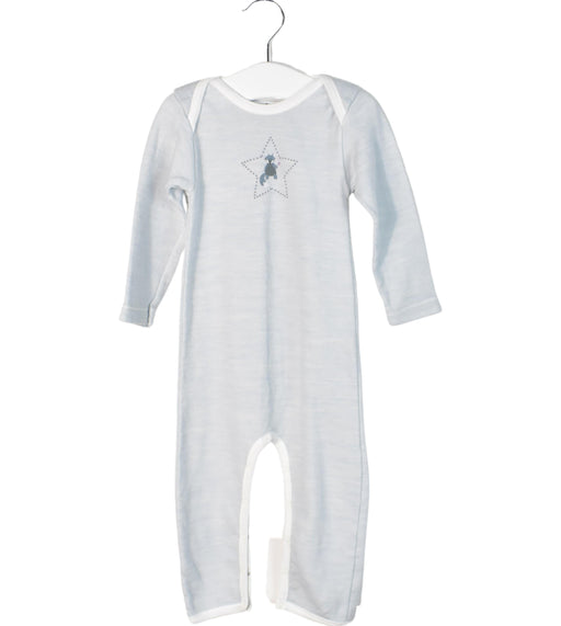 A Blue Long Sleeve Jumpsuits from Petit Bateau in size 18-24M for neutral. (Front View)