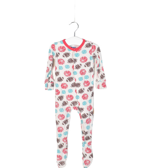 A White Long Sleeve Jumpsuits from KicKee Pants in size 6-12M for neutral. (Front View)