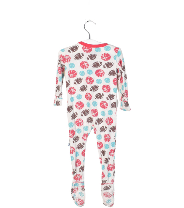 A White Long Sleeve Jumpsuits from KicKee Pants in size 6-12M for neutral. (Back View)
