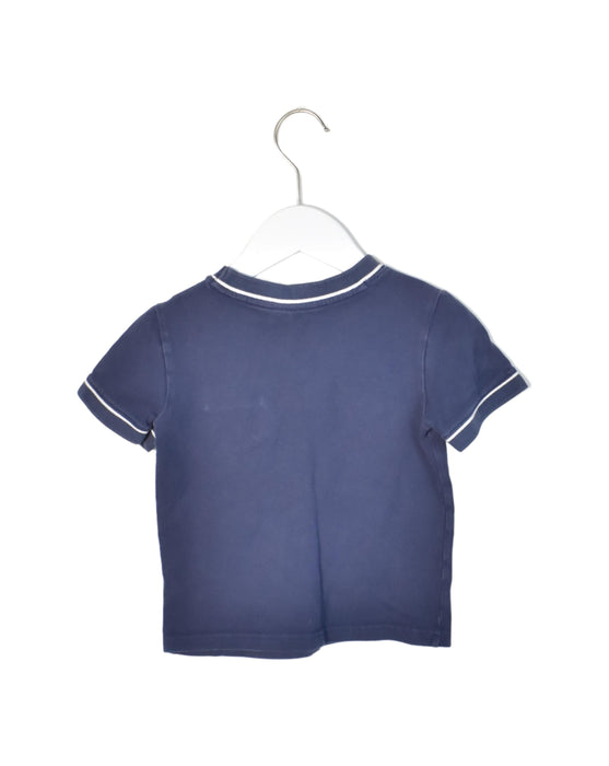A Navy Short Sleeve T Shirts from Janie & Jack in size 3T for neutral. (Back View)