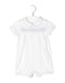 A White Short Sleeve Rompers from Ralph Lauren in size 3-6M for girl. (Front View)