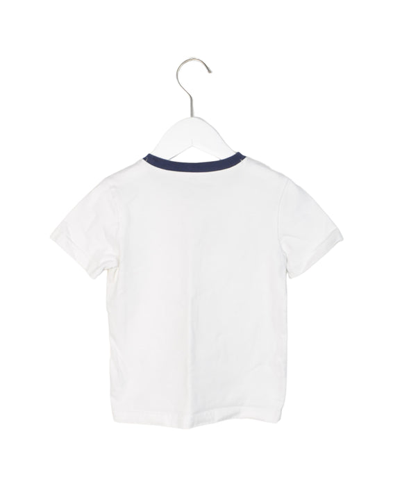 A White Short Sleeve T Shirts from Janie & Jack in size 3T for boy. (Back View)
