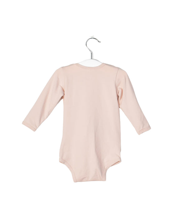 A Pink Long Sleeve Bodysuits from Molo in size 3-6M for girl. (Back View)