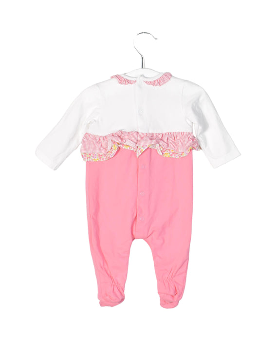 A White Long Sleeve Jumpsuits from Mayoral in size 0-3M for girl. (Back View)