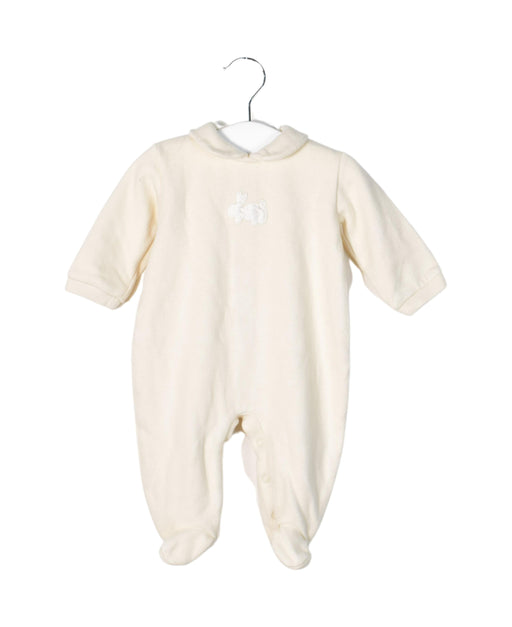 A Beige Long Sleeve Jumpsuits from NaturaPura in size 3-6M for girl. (Front View)