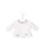 A White Lightweight Jackets from Mayoral in size 0-3M for girl. (Front View)