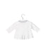 A White Lightweight Jackets from Mayoral in size 0-3M for girl. (Back View)