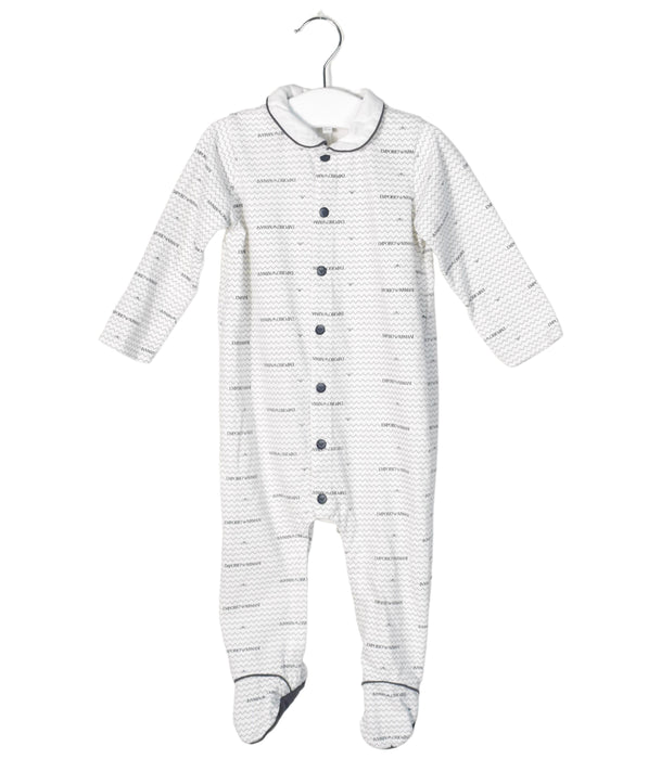 A Black Overall Sets from Emporio Armani in size 12-18M for boy. (Front View)