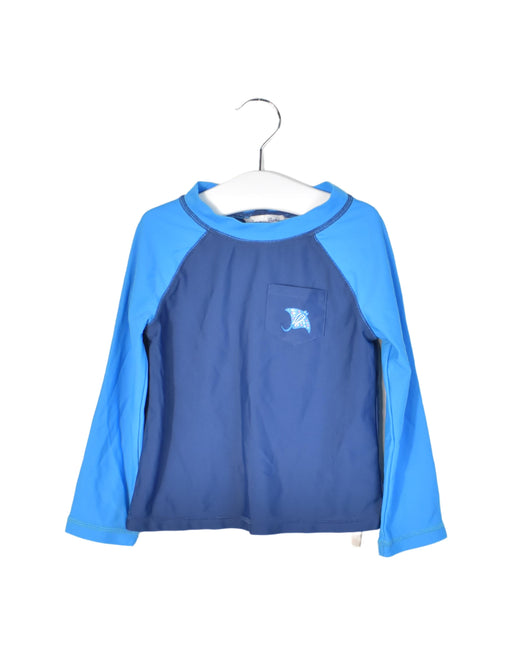 A Blue Rash Guards from Tommy Bahama in size 18-24M for boy. (Front View)