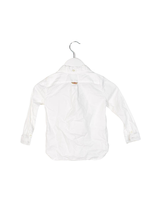 A White Shirts from Burberry in size 2T for boy. (Back View)