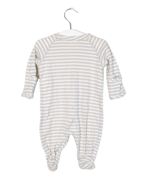 A White Long Sleeve Jumpsuits from Hanna Andersson in size 0-3M for neutral. (Back View)