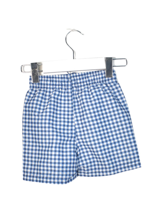 A Blue Swim Shorts from RuffleButts in size 18-24M for boy. (Back View)