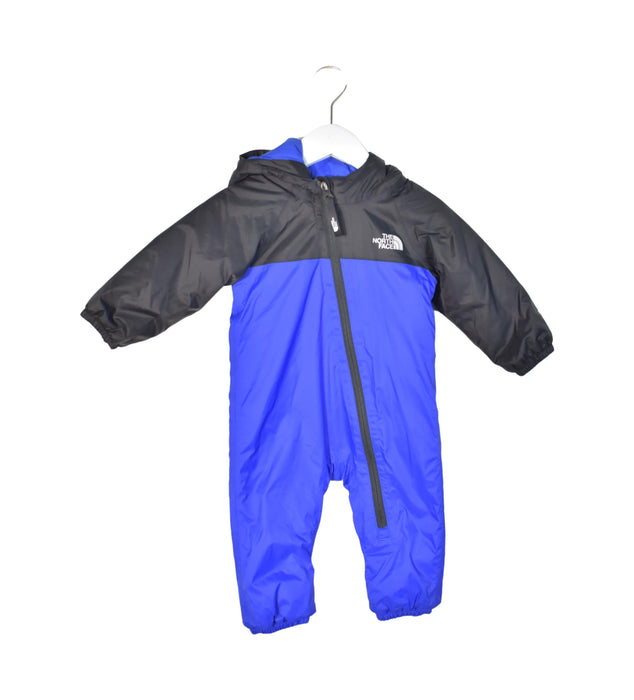 A Blue Snowsuits from The North Face in size 6-12M for neutral. (Front View)