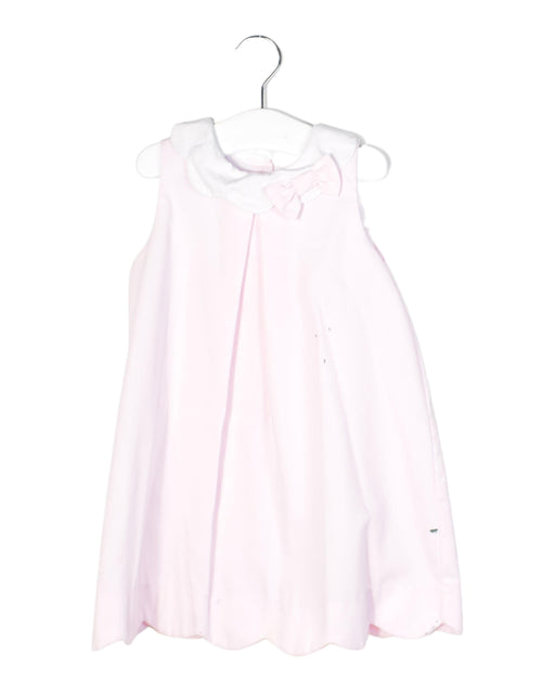 A Pink Sleeveless Dresses from Bella Bliss in size 3T for girl. (Front View)