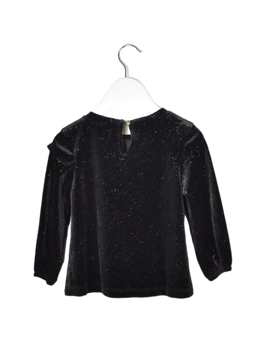 A Black Long Sleeve Tops from Crewcuts in size 3T for girl. (Back View)