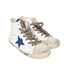 A White Sneakers from Golden Goose in size 4T for neutral. (Back View)