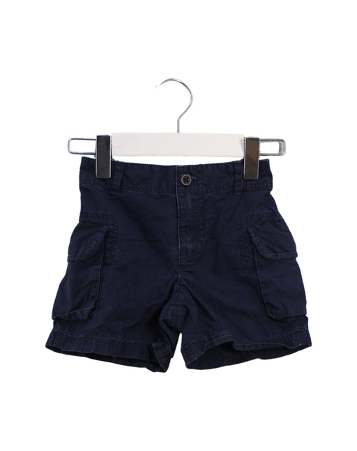 A Navy Shorts from Ralph Lauren in size 6-12M for boy. (Front View)