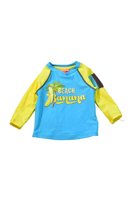 A Blue Rash Guards from Sunuva in size 3-6M for neutral. (Front View)