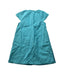 A Green Short Sleeve Dresses from DPAM in size 5T for girl. (Back View)