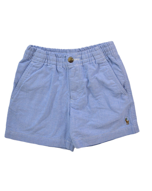 A Blue Shorts from Polo Ralph Lauren in size 4T for boy. (Front View)