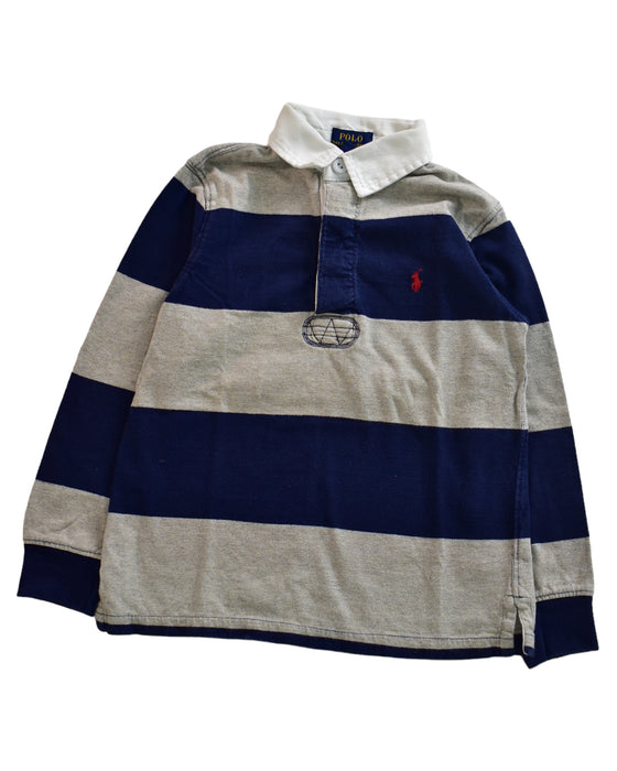 Polo Ralph Lauren Long Sleeve Rugby Striped Shirt 5T