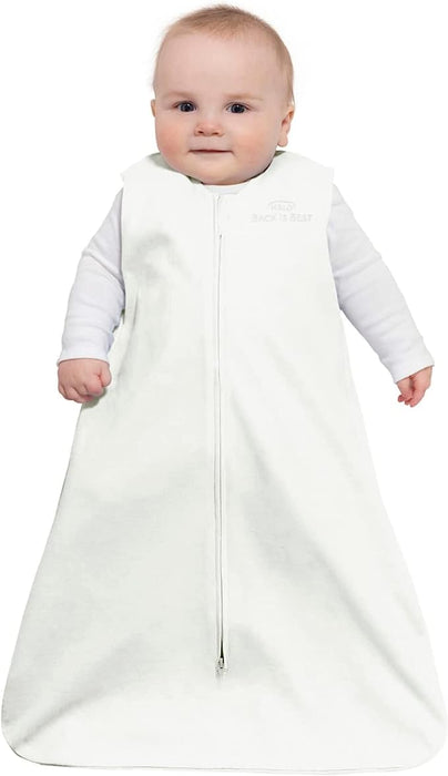 HALO Sleepsack, 100% Cotton Wearable Blanket TOG 0.5, Newborn-24M - Cream
