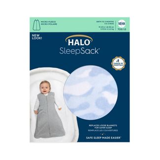 HALO SleepSack Wearable Blanket Micro-Fleece. Tog 1.0 6M - 18M