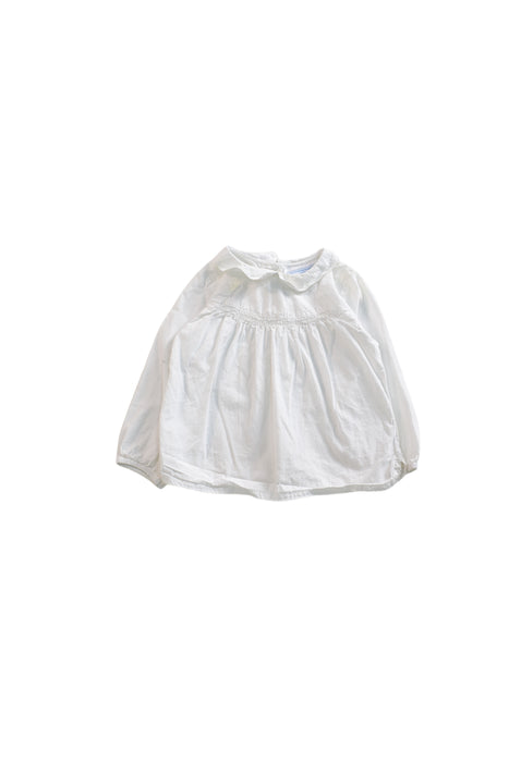 The Little White Company Long Sleeve Top 12-18M