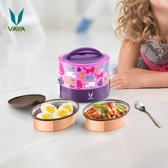 Vaya Tyffyn 3 Container Vacuum Insulated Lunchbox with BagMat O/S
