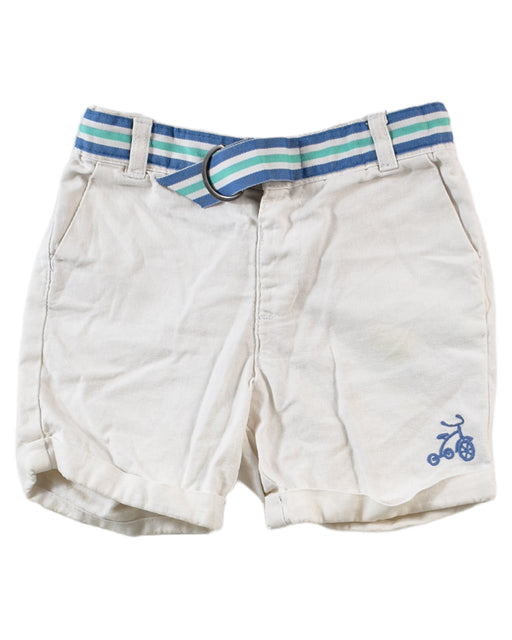 A White Shorts from DPAM in size 12-18M for boy. (Front View)