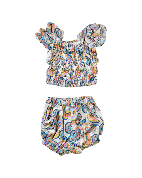 Gingersnaps Short Sleeve Top and Bloomer Set 6M