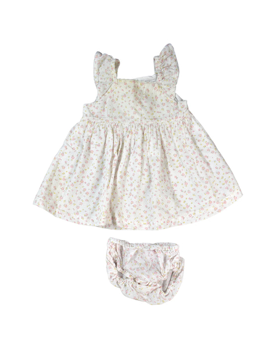 The Little White Company Sleeveless Dress and Bloomer Set 0-3M