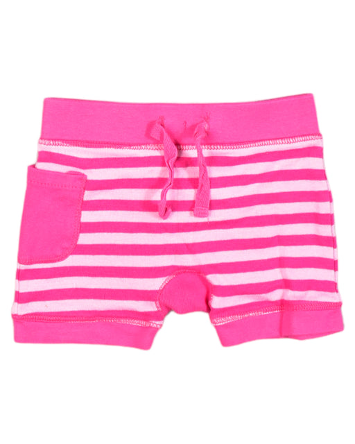 A Pink Shorts from Le Petit Society in size 6-12M for girl. (Front View)