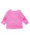 A Pink Long Sleeve Tops from Le Petit Society in size 6-12M for girl. (Back View)
