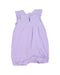 A Purple Rompers from Petit Bateau in size 2T for girl. (Back View)