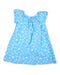 A Blue Short Sleeve Dresses from La Queue du Chat in size 2T for girl. (Back View)