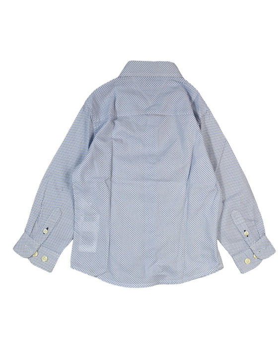 A Blue Long Sleeve Shirts from Tommy Hilfiger in size 5T for boy. (Back View)