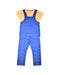A Blue Halloween Costumes from Retykle in size 5T for boy. (Back View)