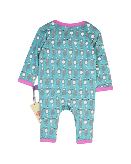 A Blue Jumpsuits from Poco Nido in size 0-3M for girl. (Back View)